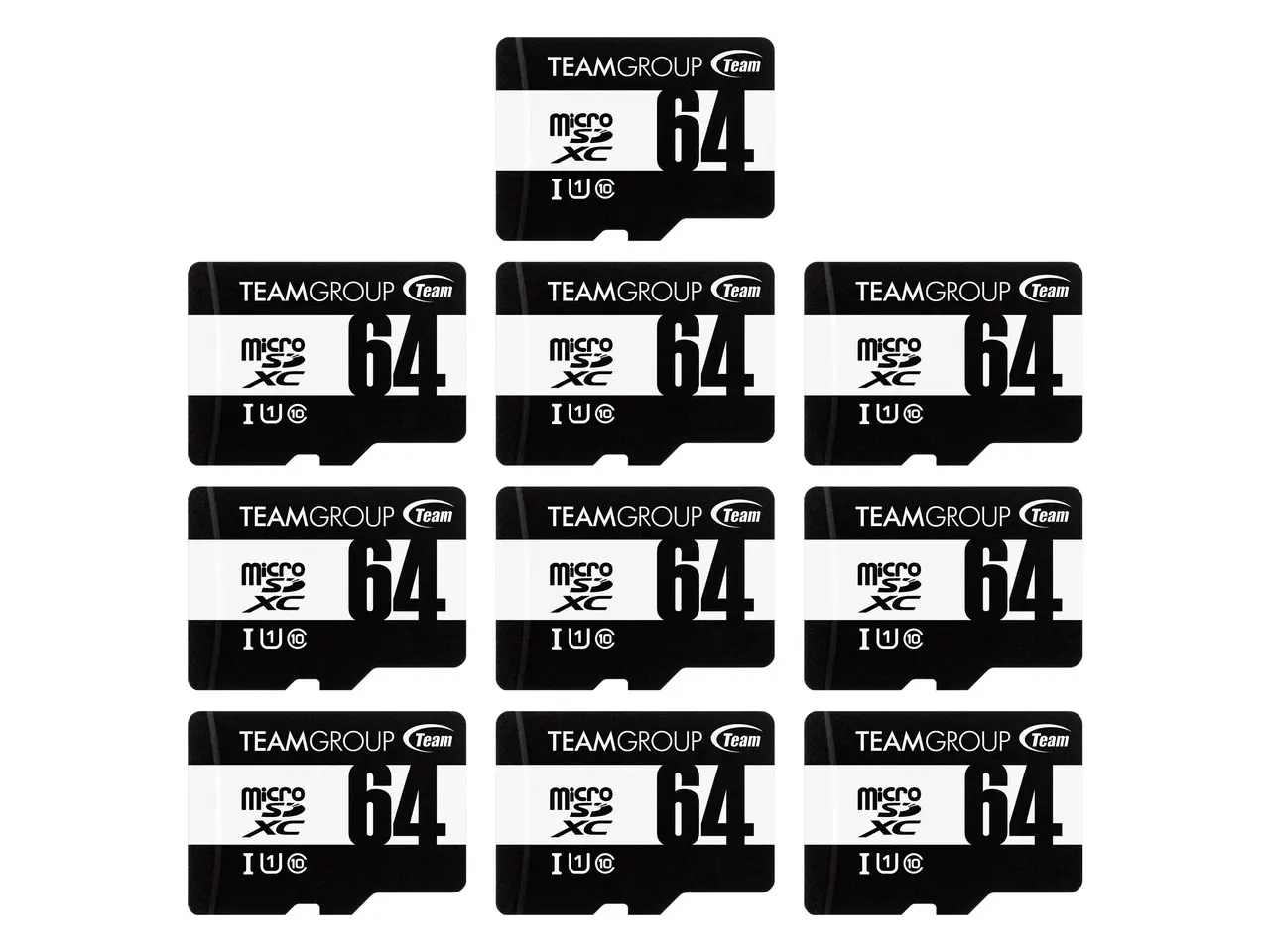 Team 64GB microSDXC Memory Card with Adapter Model TUSDX64GCL10U78