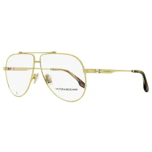 Victoria Beckham Pilot Eyeglasses VB2137 714 Gold 59mm