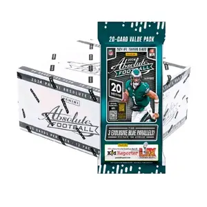 Panini Absolute Football 2024 20-Card Value Pack with 3 Exclusive Blue Parallels Trading Cards