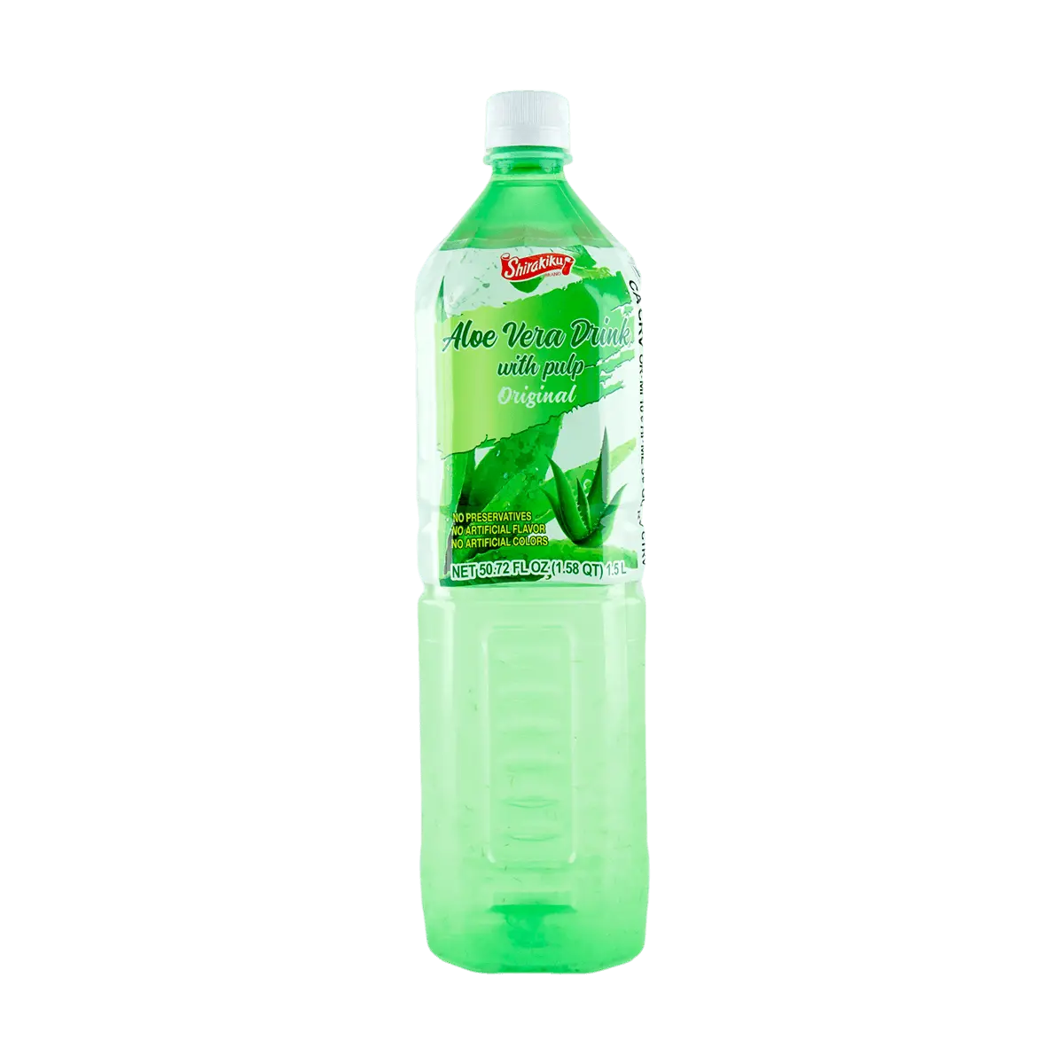 Shirakiku Aloe Vera Drink Original Flavor 1.5L - No Preservatives, Artificial Colors, or Flavors - Refreshing Japanese Beverage Shirakiku Aloe Vera Drink Original Flavor 1.5L - No Preservatives, Artificial Colors, or Flavors - Refreshing Japanese Beverage