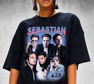 Sebastian Stan Man Woman Man Unisex T-Shirt Cotton Crewneck
