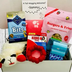 Lambie Love, New Puppy Gift Box, Welcome Home Puppy, Dog Adoption, Puppy Gift Basket, New Dog Mom, New Dog Owner Gift, Welcome New Dog