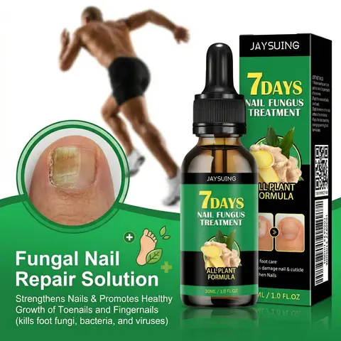 Nail Repair Liquid with Undecylenic Acid & Herbal Ingredients – Strengthens & Promotes Healthy Nail Growth for Toenails & Fingernails, Softens Damaged & Ingrown Nails