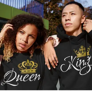 King and Queen couple sweatshirts, couple sweat shirts, matching couple shirts