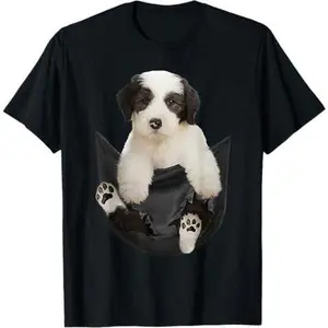 Funny Old English Sheepdog in Your Pocket for dog Lovers T-Shirt