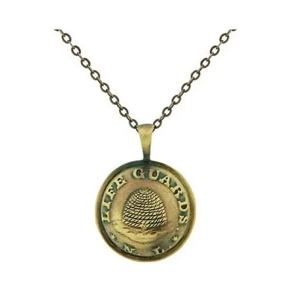 Nauvoo Legion Button Necklace | Antique Gold
