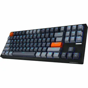 ADESSO EasyTouch 1100 Illuminated Mechanical Keyboard, VIA-Enabled Compact Design with Copilot AI Hotkey, Illuminated Mechanical Via
