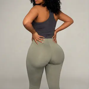 Women's High Waisted Yoga Pants – Tummy Control Butt Lifting Leggings with Seamless Ultra Stretch Fabric