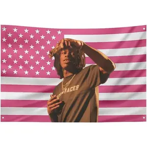 Vibrant Daniel Flag Tapestry Wall Hanging Caeser Poster Art Print - Home Decor Aesthetic Room Decorations for Living Room, Bedroom, Dorm Gift Colorful Lightweight