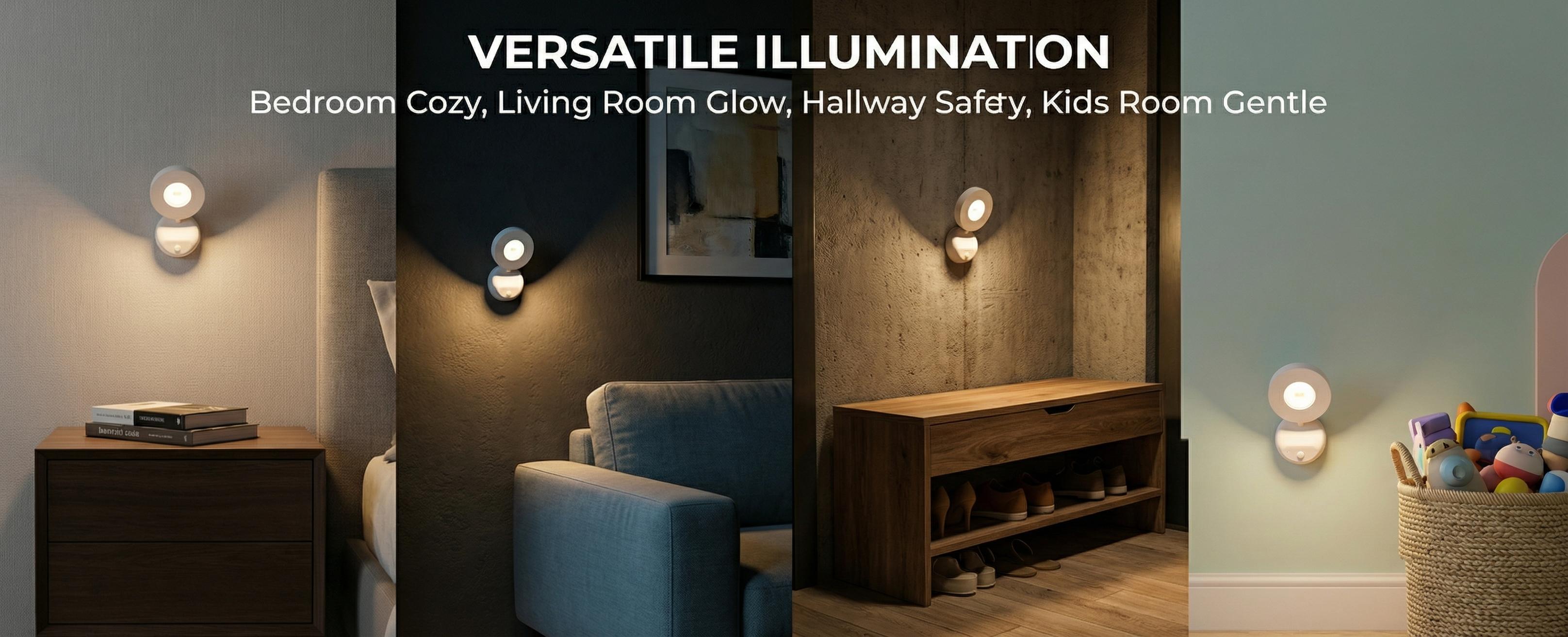 Smart RGB Painting Light – Human Night Light Lamp for Frames, Wireless Magnetic Mount, App-Free Remote Dimming & Color Changing