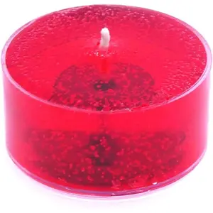 24 Pack Peppermint Scented Mineral Oil Based Gel Candle Tea Lights - Up to 8 Hours Each - Hand Poured by The Gel Candle Company™ in USA