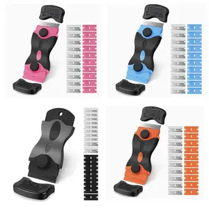 Extended Handle Adhesive Remover Scraper Tool, Car Sticker Removal Kit, Daily Cleaning Small Spatula, Multi-Functional Dual Head Cleaner
