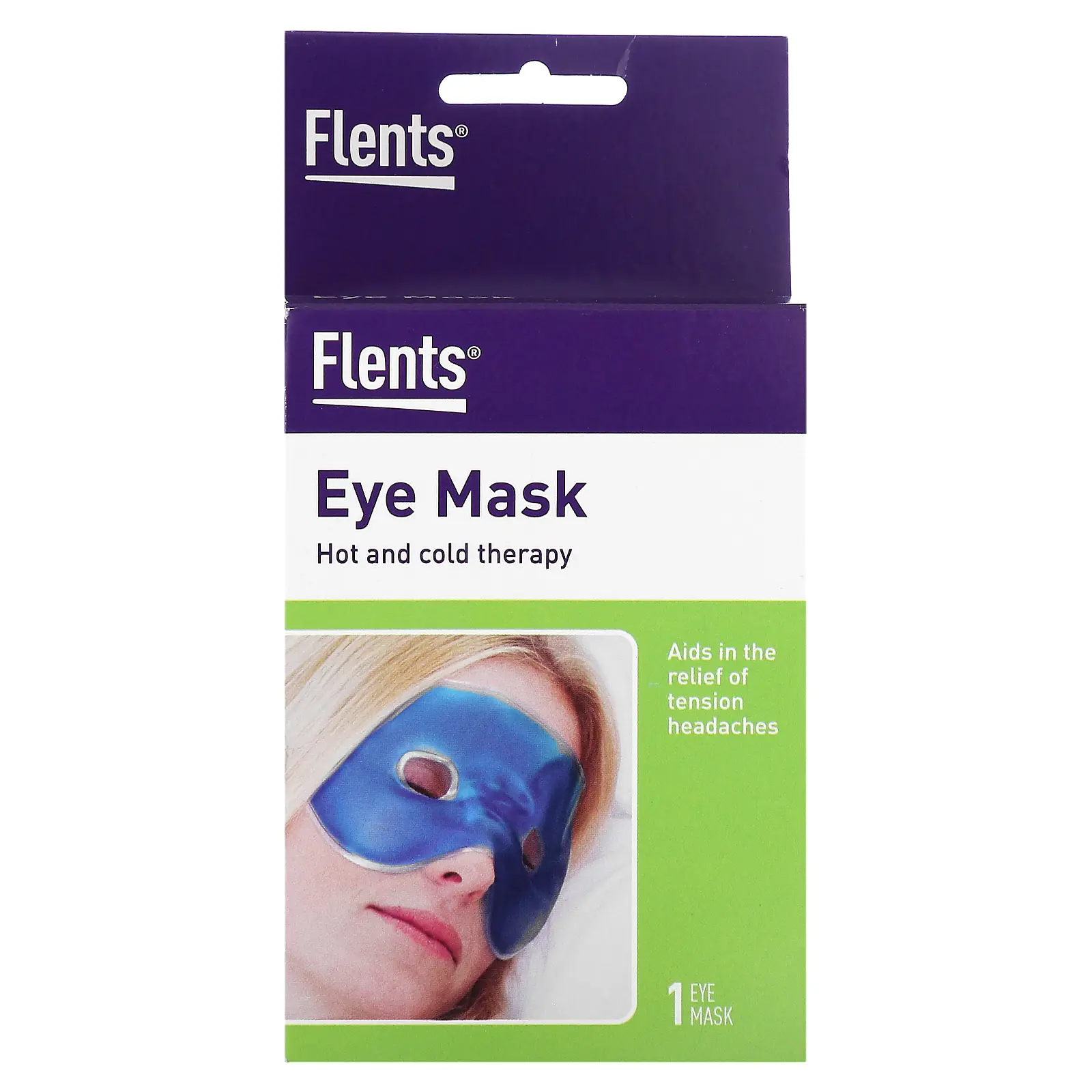 Flents Eye Mask, Hot and Cold Therapy, 1 Mask | HSA/FSA Eligible