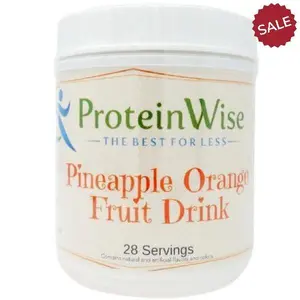 ProteinWise - Pineapple Orange Fruit Drink - 28 Serving Jar