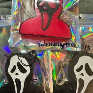 Ghostface Car Freshie - Design with Ghost Face