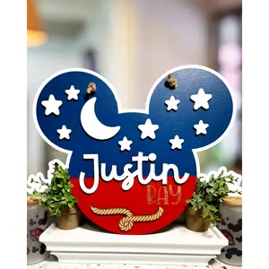 Enchanted Ears | Sorcerer Personalized Name Sign