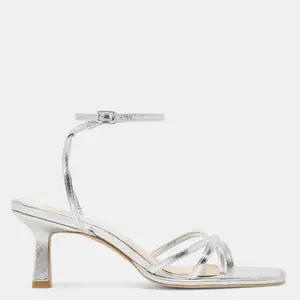 Dolce Vita MANJI HEELS SILVER METALLIC LEATHER