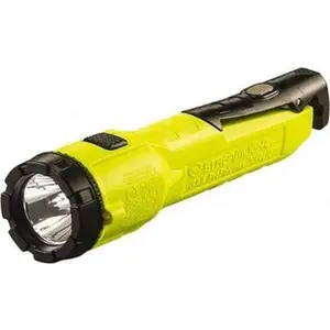 Streamlight Polycarbonate Industrial-Tactical Flashlight - 245 Lumens, Long Run Time (1080 Min), White LED Bulb, Yellow Body, 3 Alkaline Batteries Included, for Tactical Use (Model 68782)