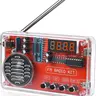 Portable soldering Kit,   Soldering FM Radio Project  87-108MHz with Headphone Jack LED Display Automatic Station Search for High School Education Soldering Practice Creative project kit practice kit Audio