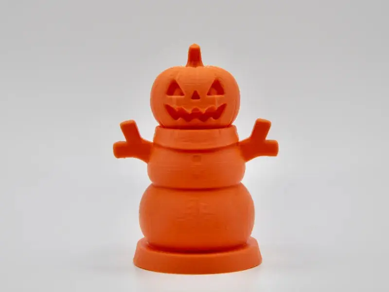 Snowman Halloween Pumpkin