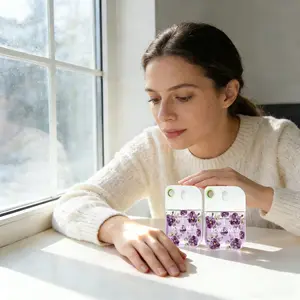 39ml Violet Hand Moisturizing Sanitizer Spray (2-Pack) Precise Pump | Water-Free | Quick-Dry | Gentle Care | Travel-Compliant | 2-in-1 Fragrance & Moisturization Moisturizing Hand Sanitizers