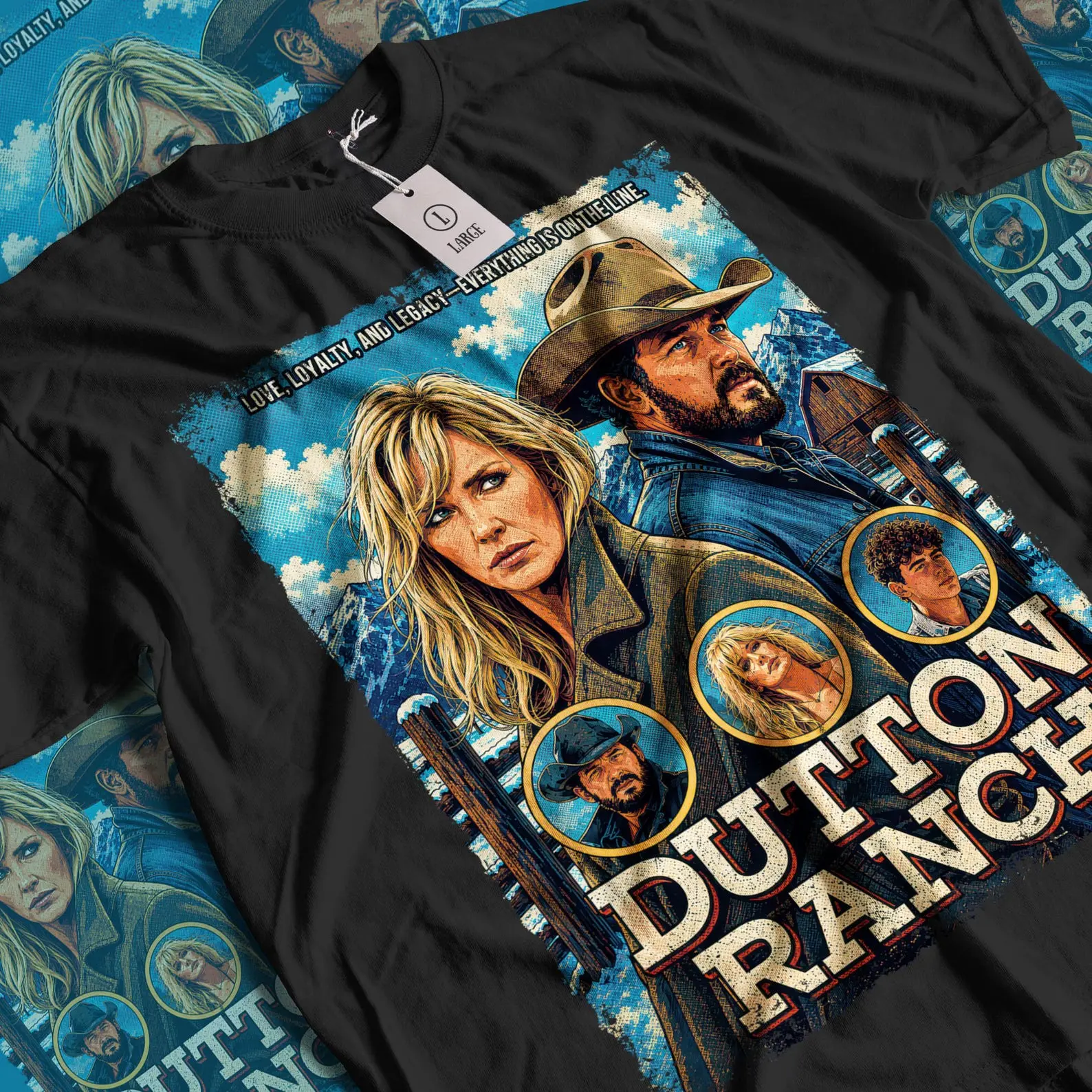 Dutton Ranch TV Series Tee - Unisex Movie Comfort Colors Graphic T-shirt