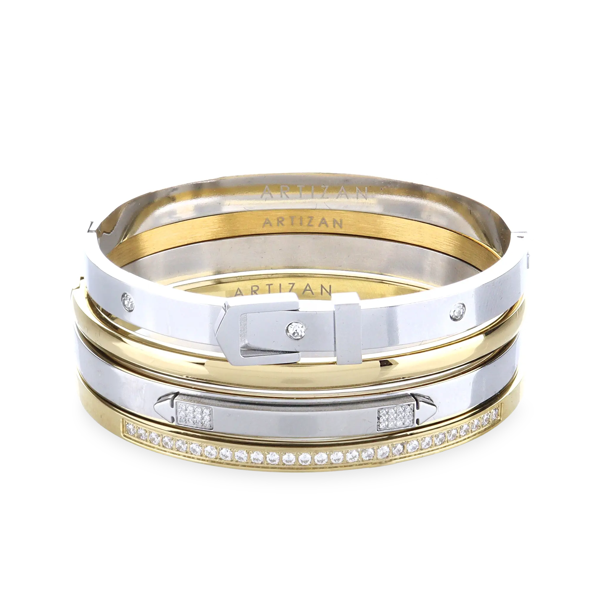 BELTED BRACELET STACK