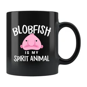Blobfish Is My Spirit Animal Mug. Blobfish Coffee Mug. Blobfish Mug. Blobfish Gift. Funny Blobfish Mug #b189
