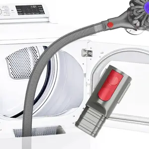 Dryer Vent Cleaner Kit Compatible with Dyson Dryer Lint Vacuum Attachment for Dyson V7 V8 V10 V11 V12 V15 etc Cordless Vacuum Cleaner Removes Deep Lint