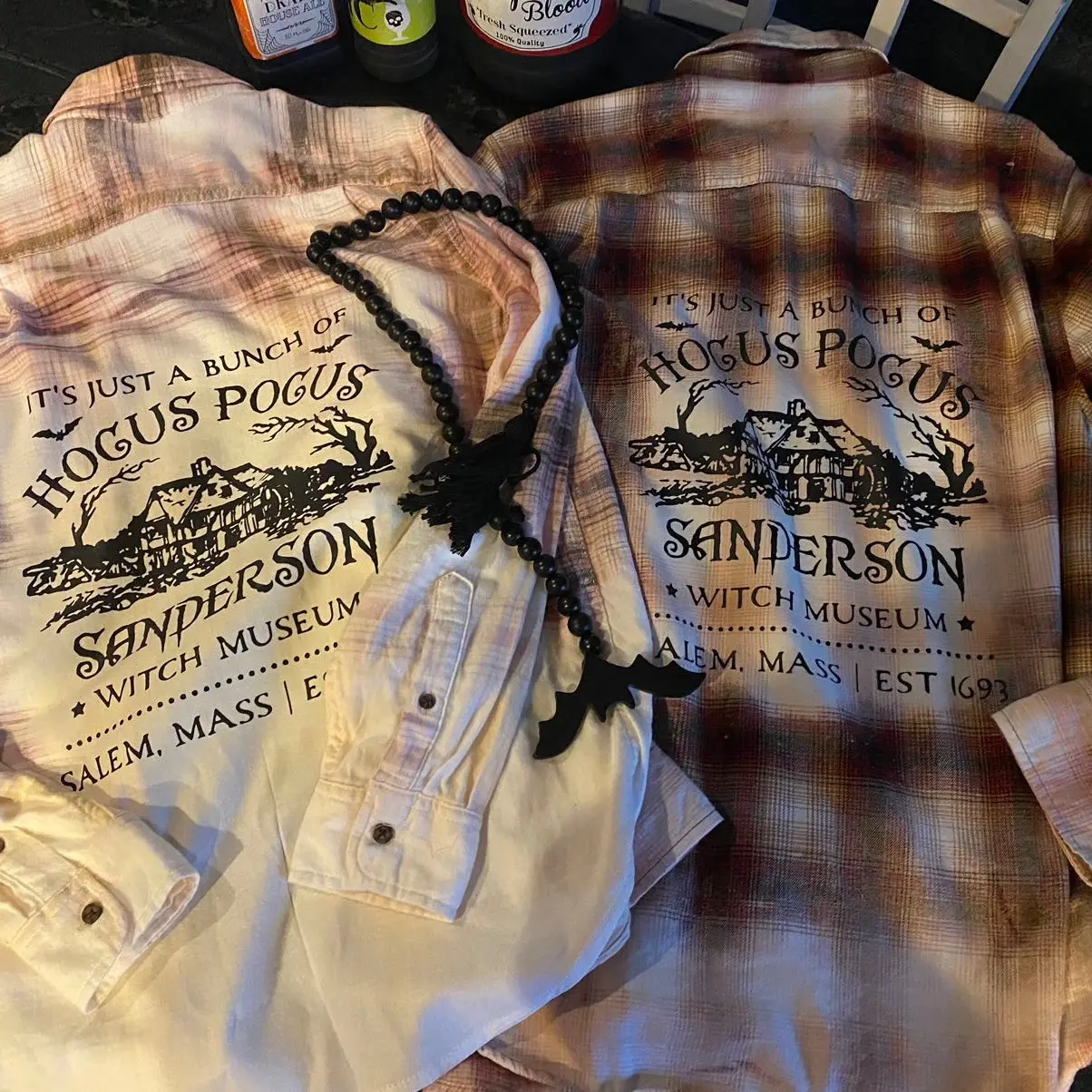 Hocus Pocus Sanderson Witch Museum Bleached Flannels cool sweatshirt