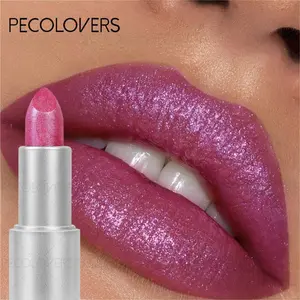 1pc Shimmering Metal Pearl Lipstick, Lightweight Comfortable, Waterproof Long-Lasting Vibrant Color, Silky Smooth Effortless Application, Trendy Glam Look, For Beauty Enthusiasts & Newbies, Suit For Daily Formal & Holiday Party Makeup