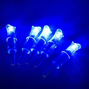 12pcs 0.300"/ 7.62mm Crossbow Bolt Lighted Nocks Blue