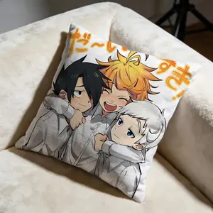 Popular TTHE PROMISED NEVERLANDful Cushion Cover High quality plush fabric skin-friendly breathable all seasons universal anti-pilling no fading lightweight durable ideal for bedroom car sofa perfect daily use decor great gift for family and friends