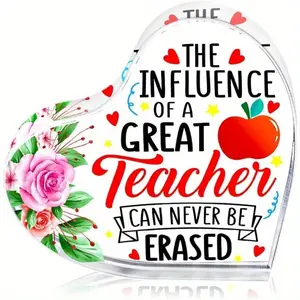 Teacher Appreciation Gifts for Women 4" End of Year Teacher Gifts Keepsakes and Paperweight Retirement Gifts for Teachers Women Teachers Appreciation Day Gifts Graduation Gifts for Teacher