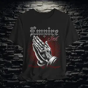 Praying Hands Tee | Empire Ink Apparel | Power of Prayer Shirt | Christian Streetwear | Unisex Faith Tee