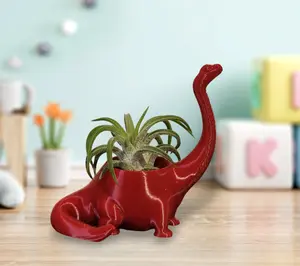 Infinite Layers by iDev Apatosaurus Dino Planter PLA/PETG size and color customizable