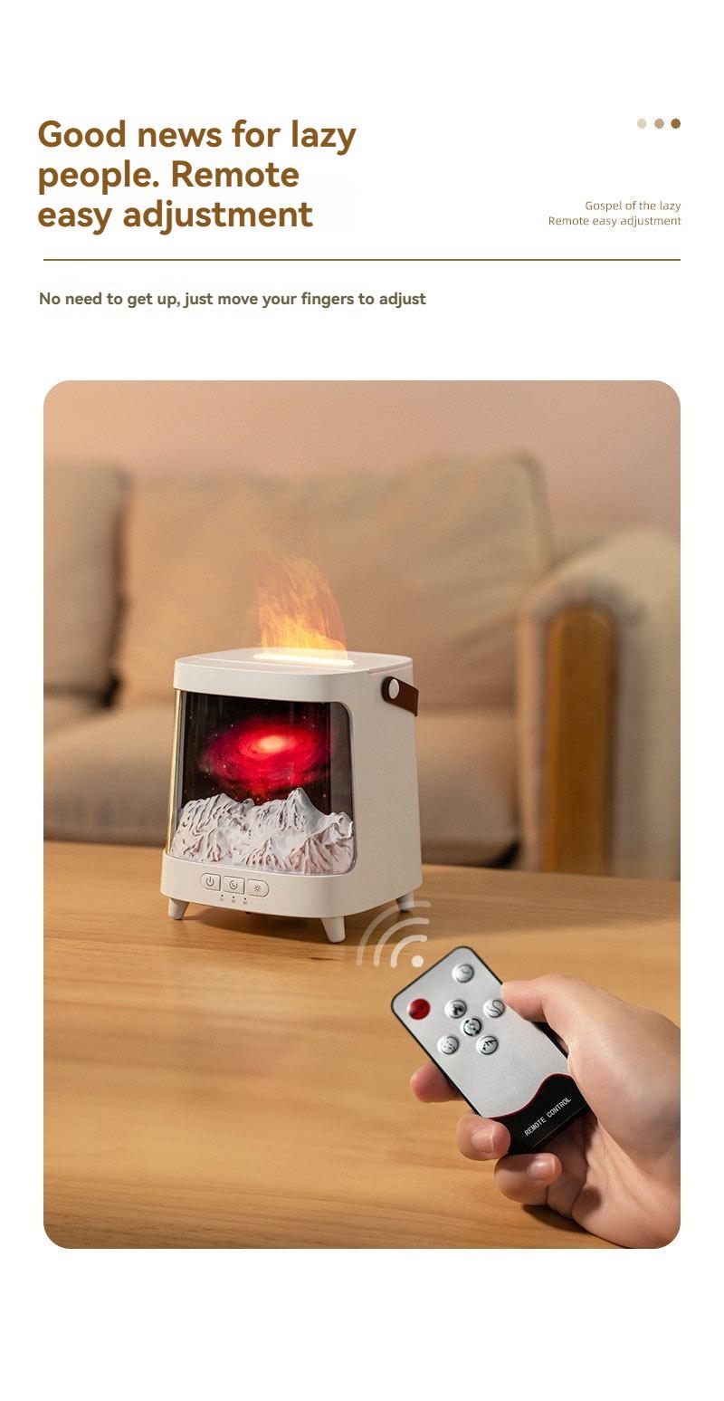 Simulated Planet Galaxy Aromatherapy Diffuser Home Use Multicolor Flame Fragrance Machine USB Humidifier