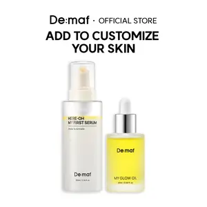 [De:maf Official] D.I.Y Glow-Up Duo | First Serum + My Glow Oil | Custom Glow Boosting Care Facial Oil
