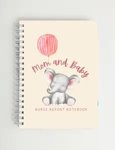 Mom and Baby (2 Couplets) Nurse Report Notebook
