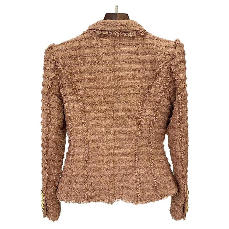 Teal Green Tweed Blazer