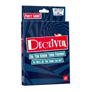 Deceiver: Social Deduction Party Game for Adults & Teens - Bluffing, Strategy & Personal Trivia for Family Game Night - Perfect for College Parties & Travel, Ages 10+