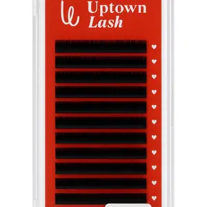 Uptown Lash 0.18 CC and D 11mm Classic Lash Tray for Eyelash Extensions & Classic Designs - Perfect for Lash Artists