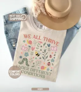 Comfort Colors® Neurodiversity Shirt for BCBA Gift, Special Education Teacher Shirt, Mental Health Gifts for Teachers, Autism Awareness Tee