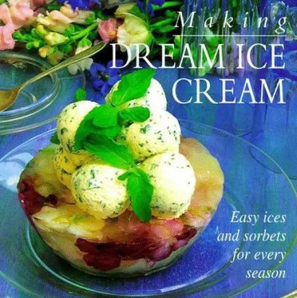USED Hardcover Cookbook - Making Dream Ice Cream: Easy Ices and Sorbets for Every Season by Hermes House (English) - 64 Pages, 0.95 lb, Cooking Guide for Home Use, Family Gathering, Formal Occasion