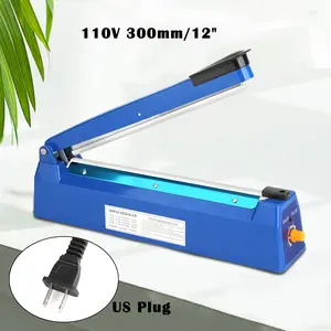Economic Portable 12" Plastic Bag Heat Sealer Machine / Vaccum Sealer for Home Kitchen&Travel, Food/Meat Preservation, Commercial Use
