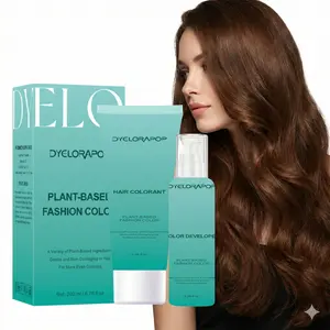 5-in-1 Herbal Hair Dye Shampoo - Instant Color & Gray Coverage - Plant-Based Formula, 200ml - Gentle, Fast, and Long-Lasting Hair Colorant