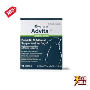 VetOne Advita Probiotic Nutritional Supplement for Dogs - 30 Packets B01HIQ9NGU