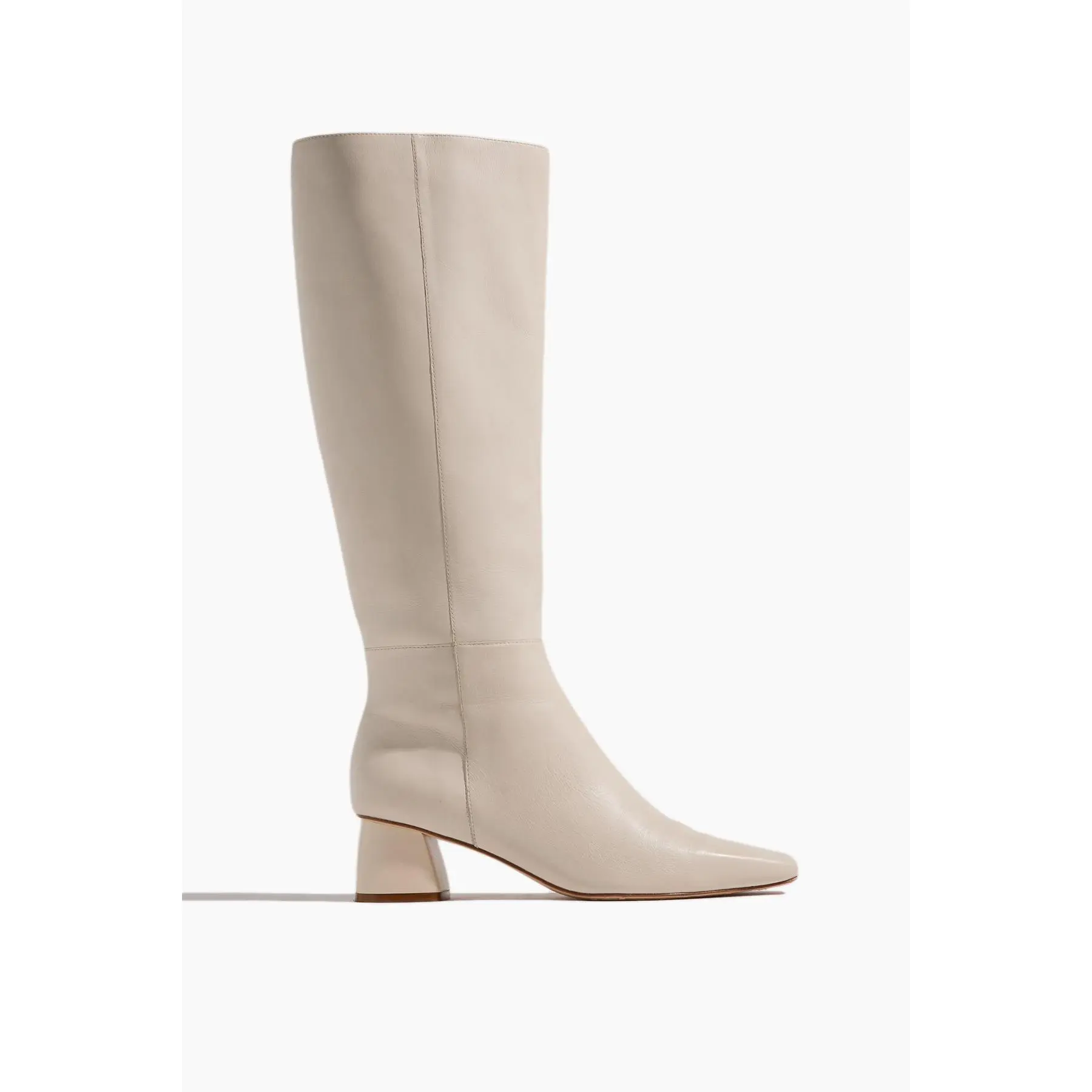 Evelyn Tall Boot in Ivory
