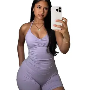 DFYNE Padded Thin Strap Longline Backless Sports Bra – Seamless High Stretch Matte Nylon Beautiful Back Fitness Yoga Vest for Women