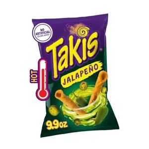 Takis Jalapeño Hot Flavor 9.9oz No Artificial Colors Added Snack